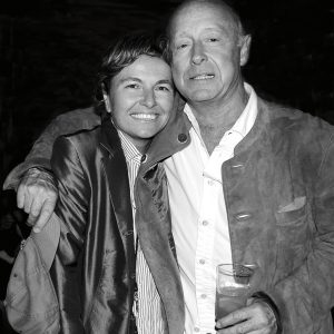 DANIELA SCARAMUZZA WITH TONY SCOTT photographer Daniela Scaramuzza - director Tony Scott